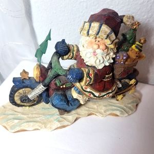 🏡🏕 RESIN SANTA MOTORCYCLE